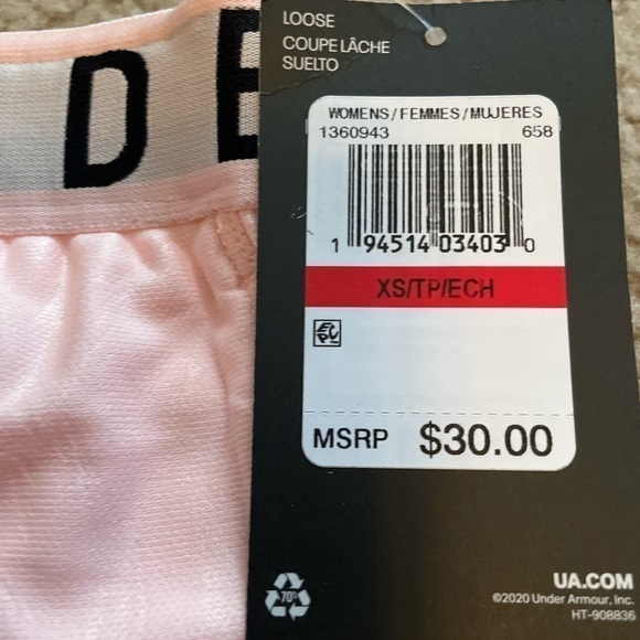 UNDER Armour Women's UA Play Up 3.0 Emboss Shorts - Picture 15 of 16